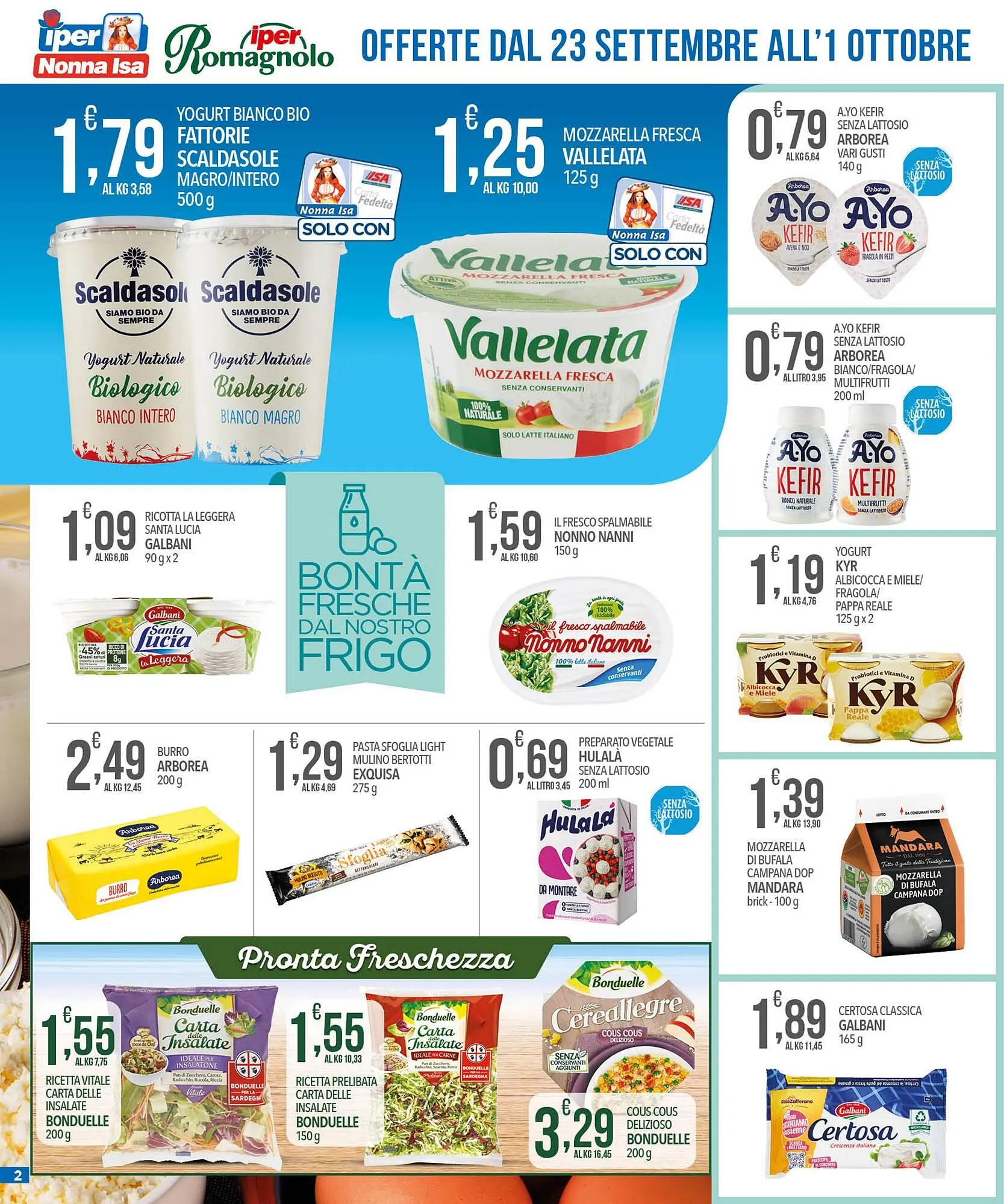 Volantino Iper Romagnolo da 23 settembre a 1 ottobre di 2024 - Pagina del volantino 2
