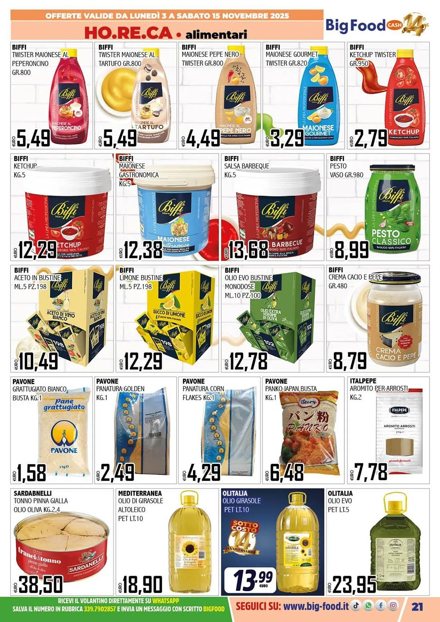 Volantino Big Food da 3 novembre a 15 novembre di 2025 - Pagina del volantino 21