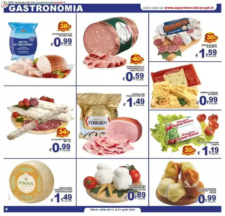 Volantino Sacoph da 11 aprile a 21 aprile di 2025 - Pagina del volantino 6