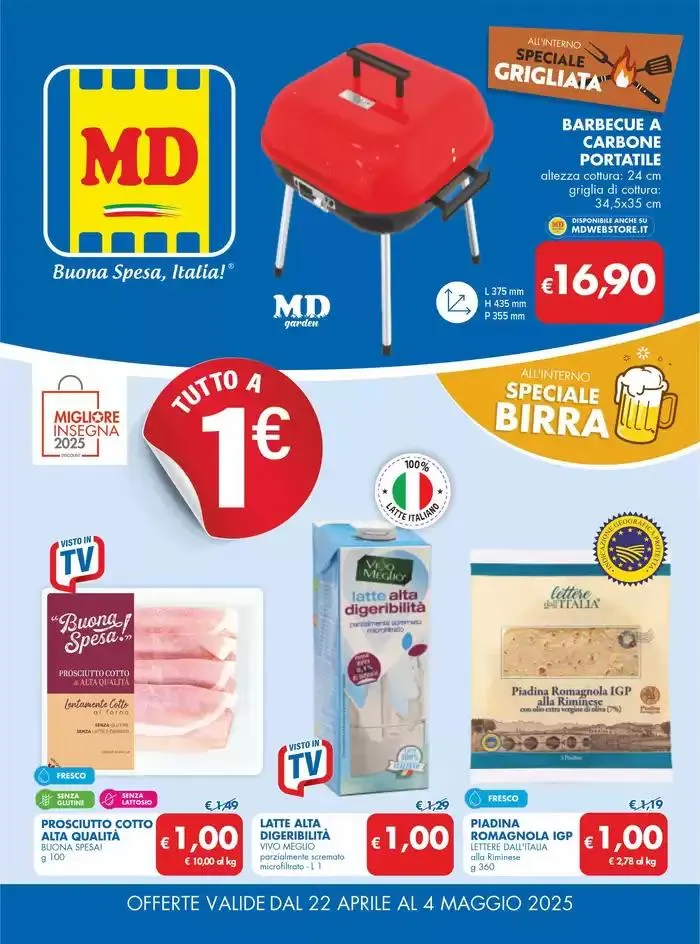 Tutto 1€ da 22 aprile a 4 maggio di 2025 - Pagina del volantino 1