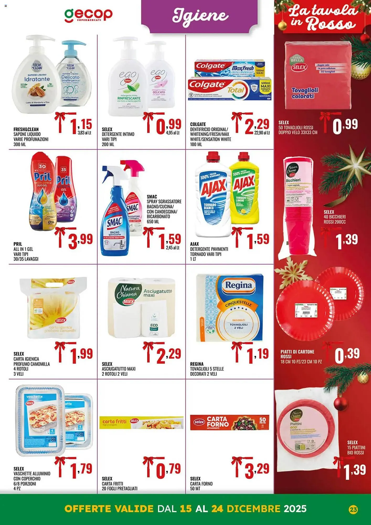 Volantino Gecop da 15 dicembre a 24 dicembre di 2025 - Pagina del volantino 23