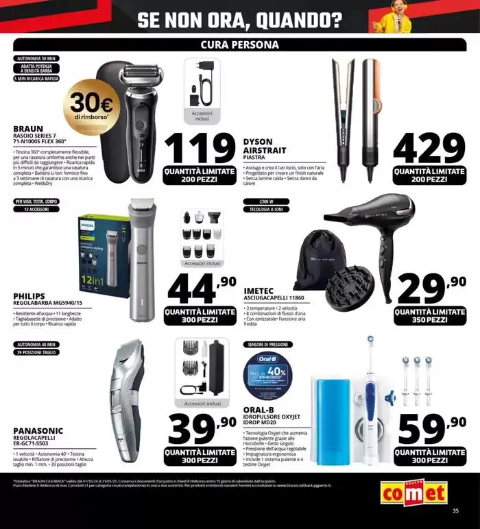 Black Friday Gran Finale da Comet! da 27 novembre a 2 dicembre di 2024 - Pagina del volantino 35