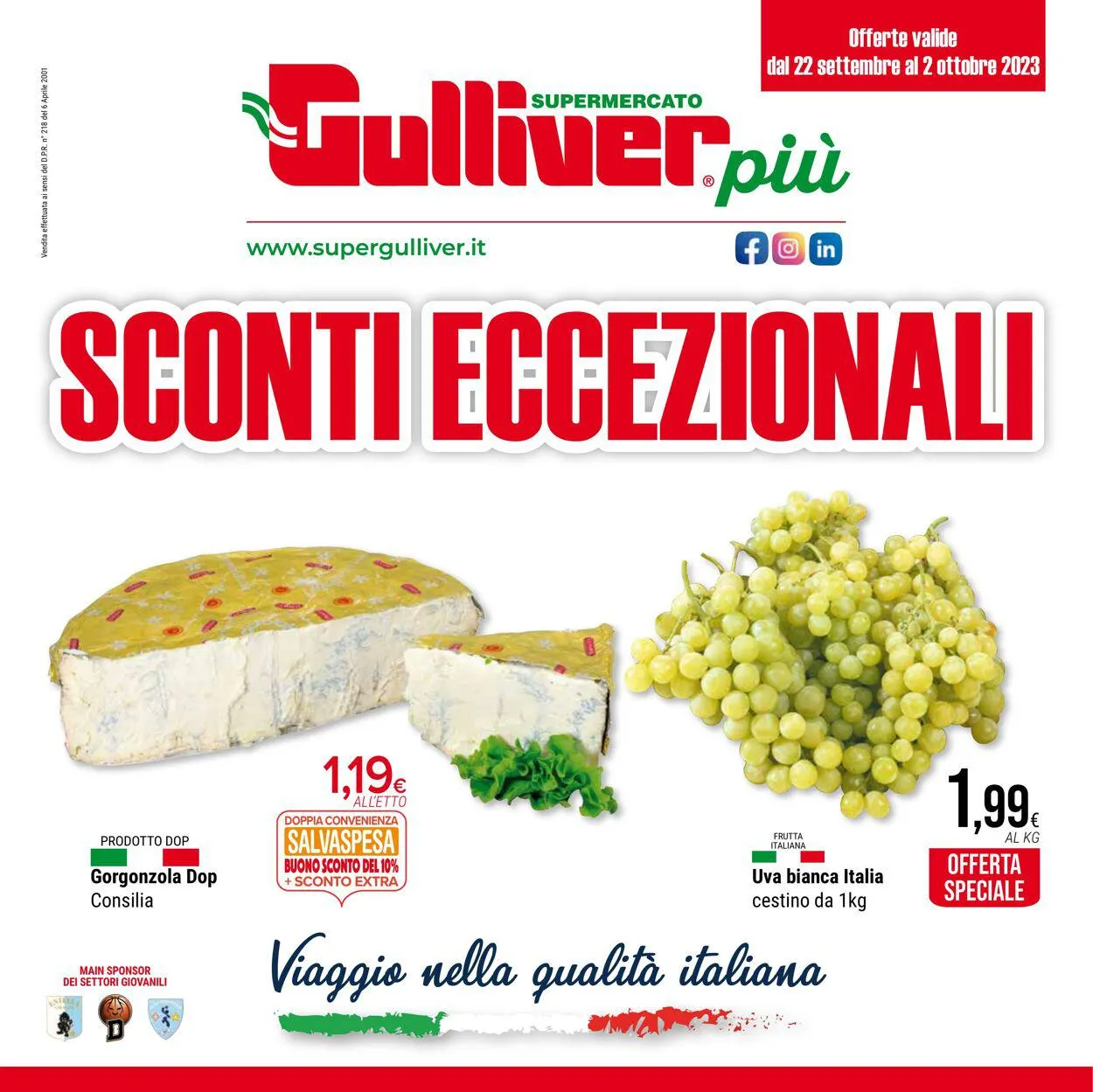 Gulliver da 22 settembre a 2 ottobre di 2023 - Pagina del volantino 1