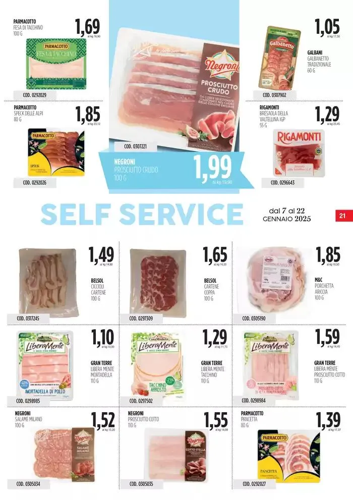 Offerte Carico Cash&Carry da 7 gennaio a 22 gennaio di 2025 - Pagina del volantino 21