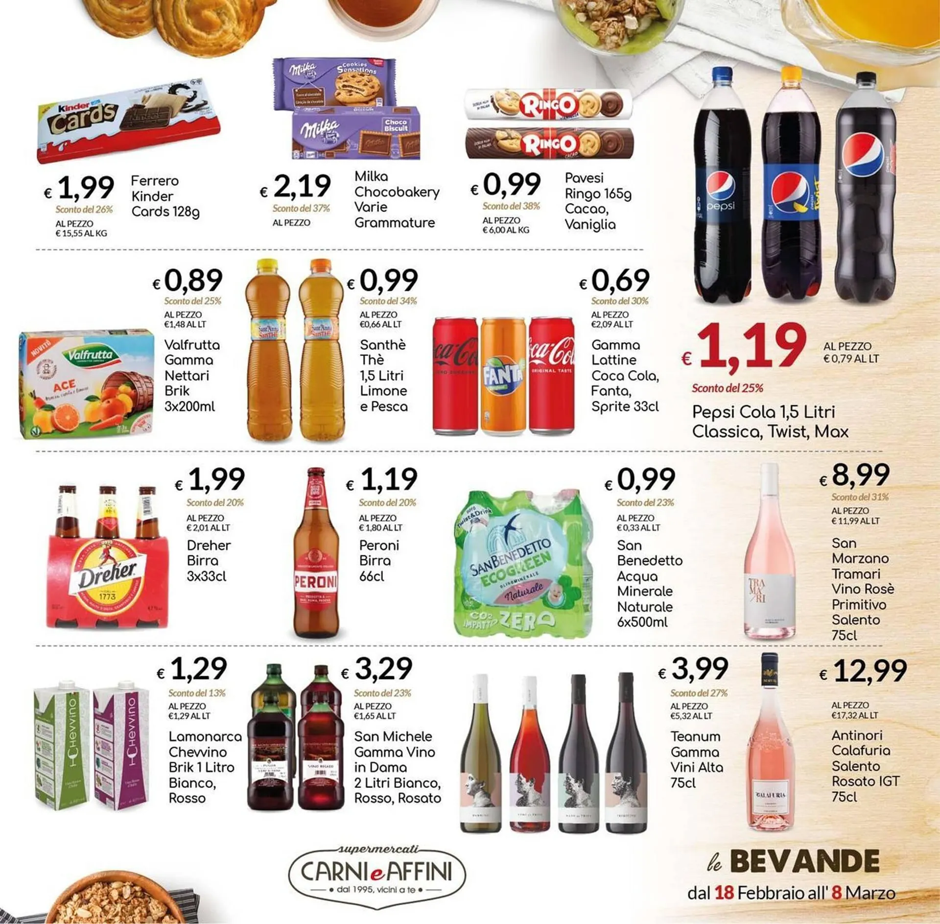 Volantino Carni e Affini Supermercati da 18 febbraio a 8 marzo di 2026 - Pagina del volantino 9