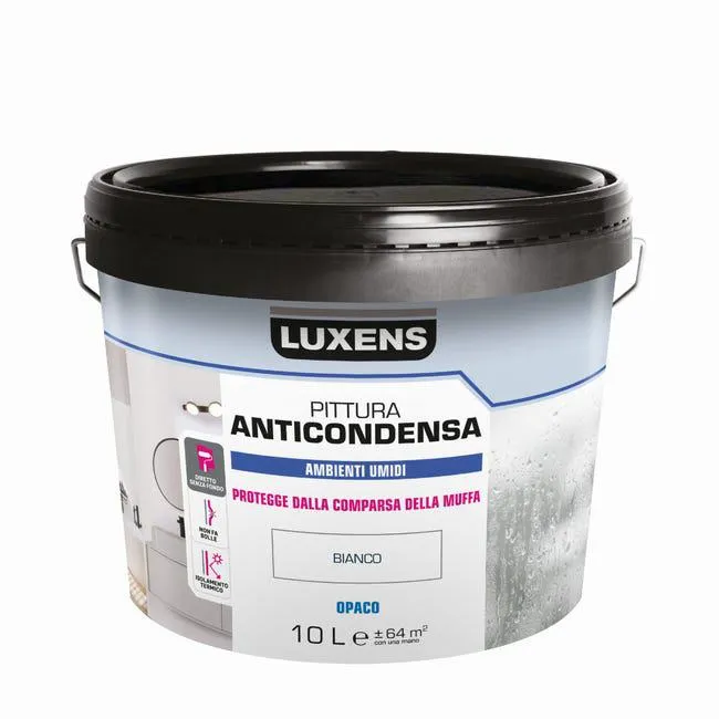 Pittura per interni anti-condensa, LUXENS bianco opaco, 10 L Vedi i dettagli del prodotto