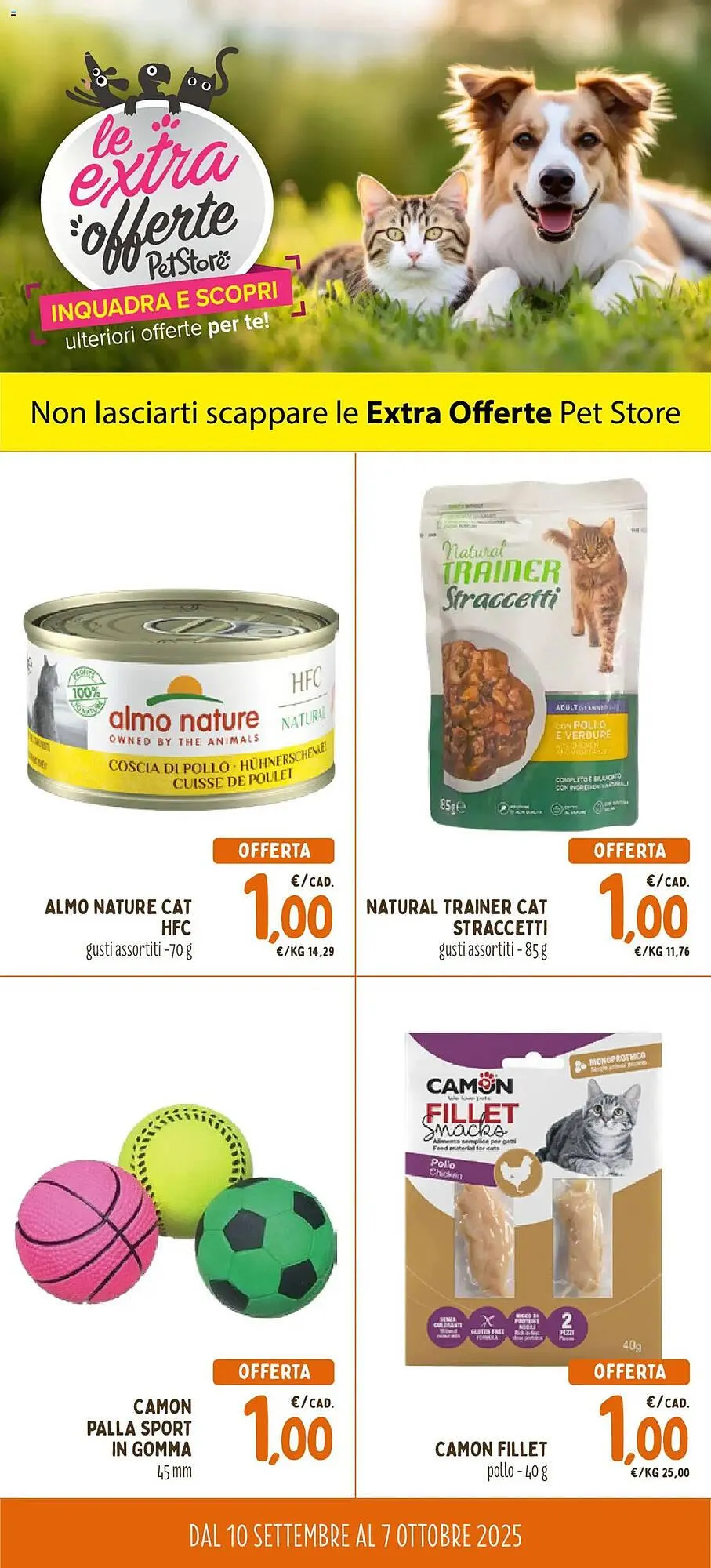 Volantino Pet Store Conad - 1