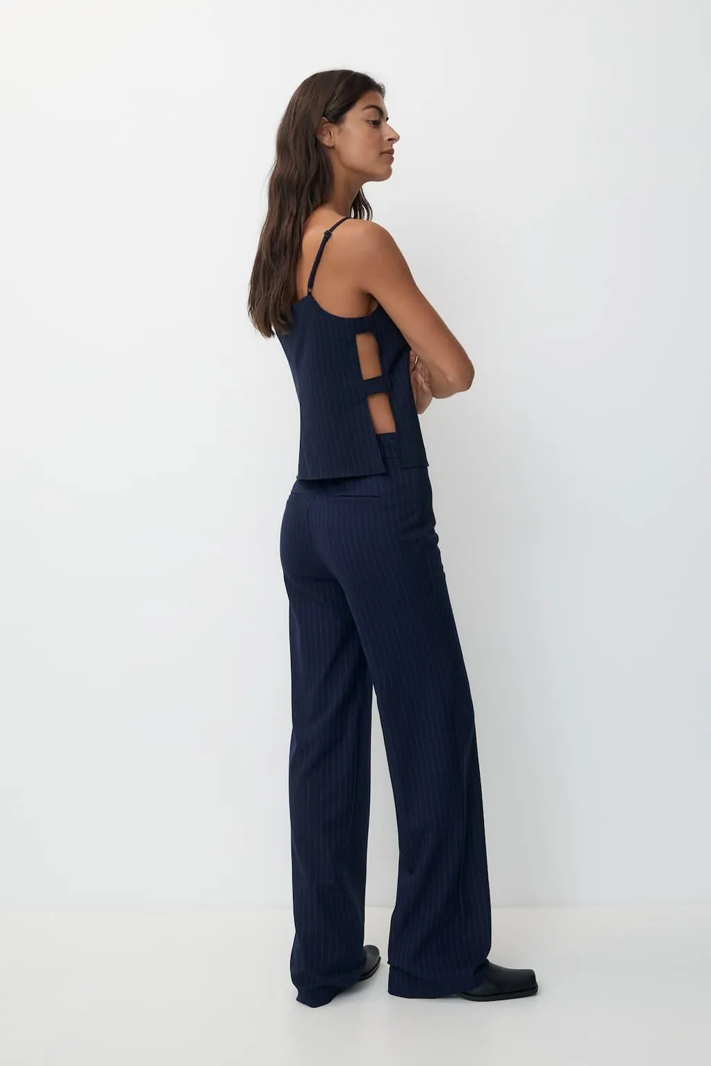 TOP GESSATO CON SPALLINE