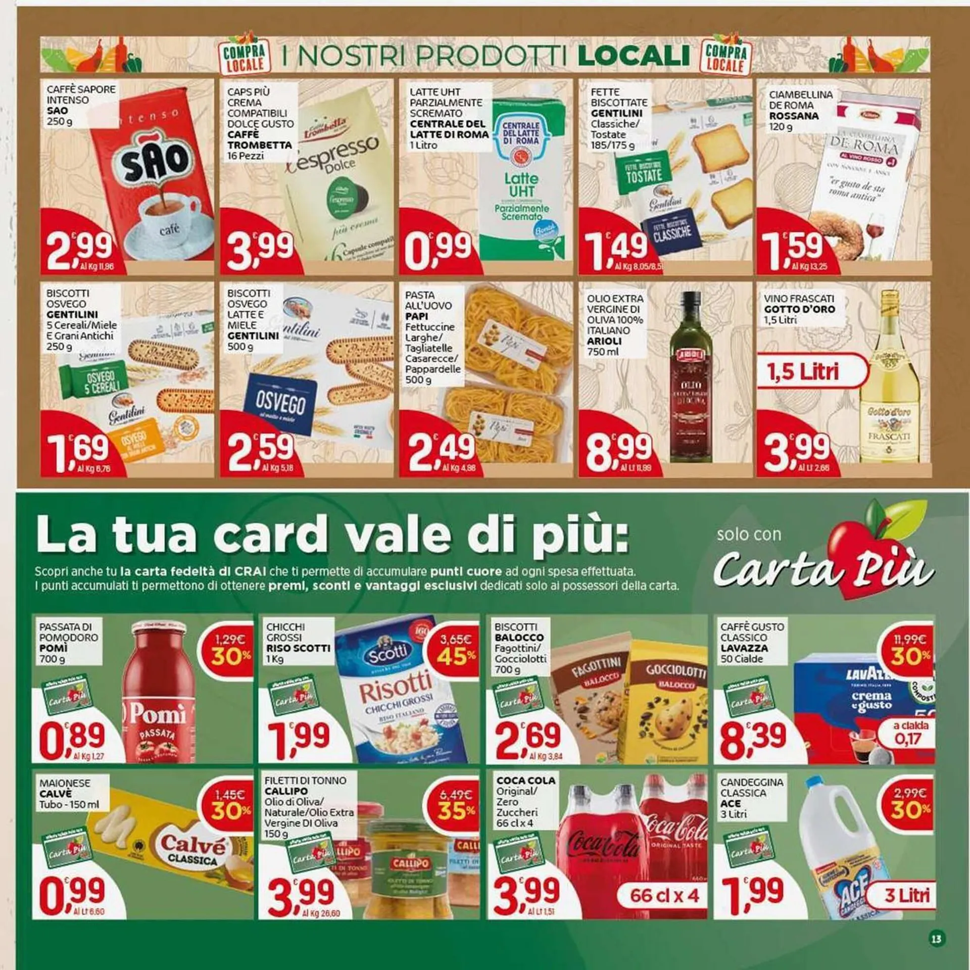 Volantino Crai da 2 ottobre a 15 ottobre di 2025 - Pagina del volantino 13