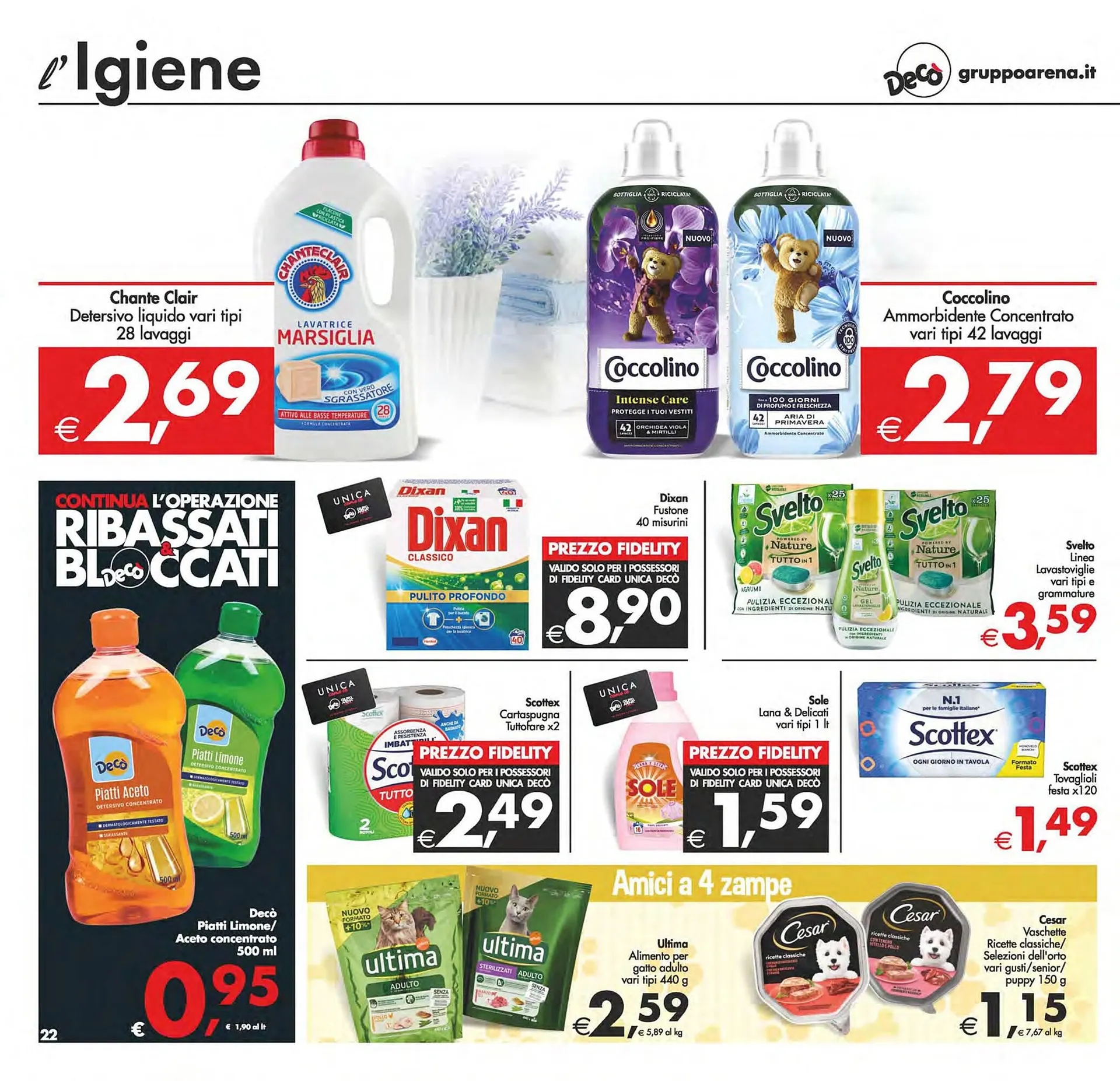 Volantino Deco Supermercati da 8 marzo a 21 marzo di 2024 - Pagina del volantino 22
