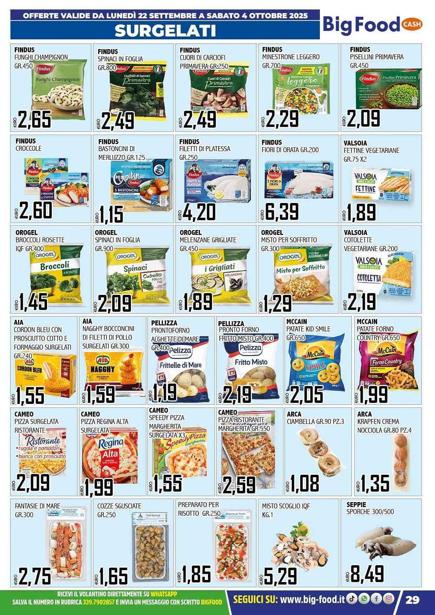 Volantino Big Food da 22 settembre a 4 ottobre di 2025 - Pagina del volantino 29