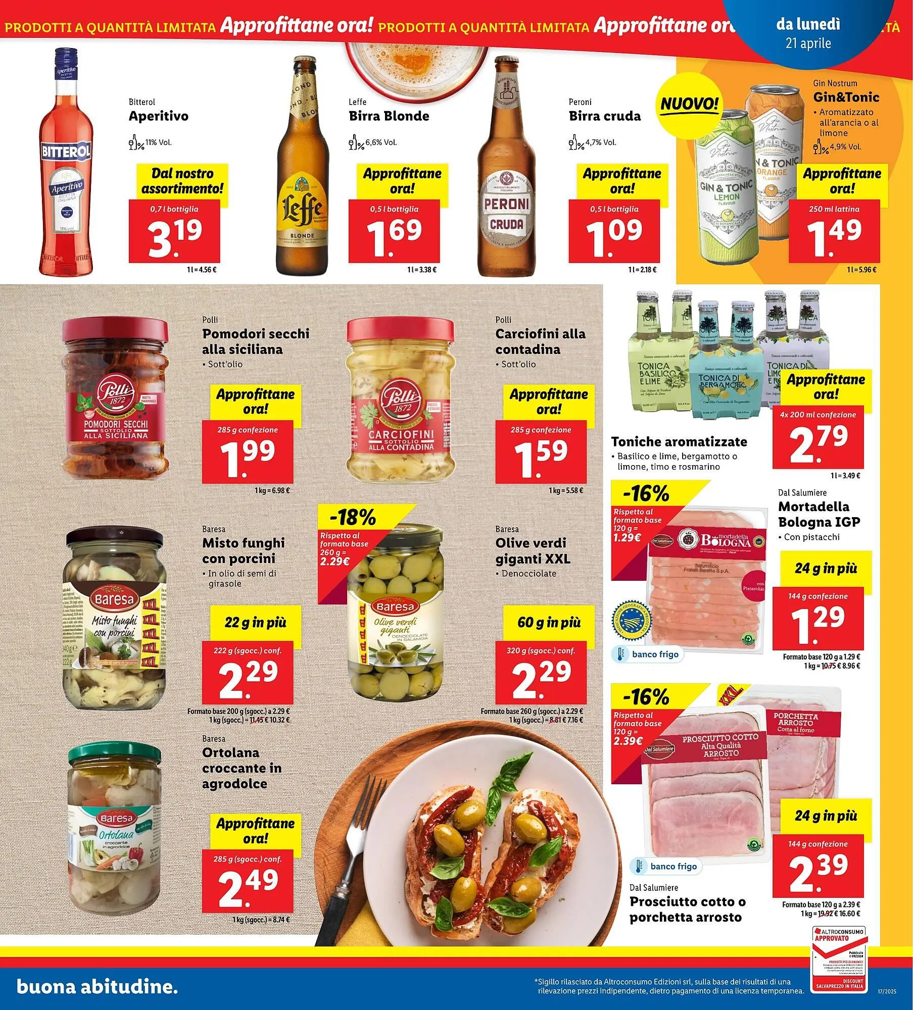 Volantino Lidl da 21 aprile a 27 aprile di 2025 - Pagina del volantino 21