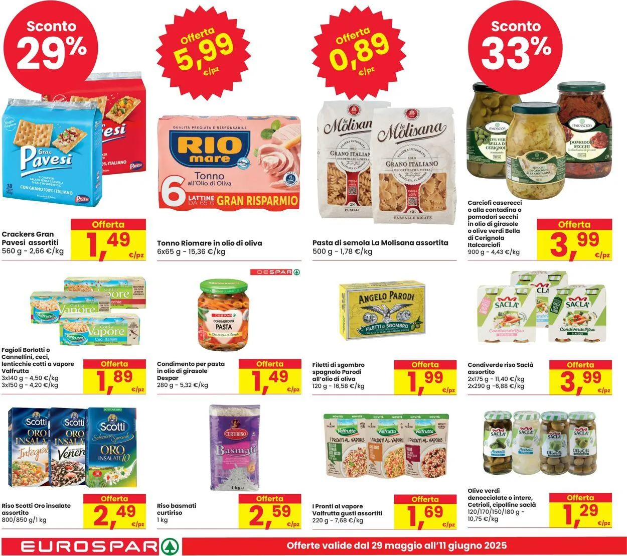Eurospar Volantino attuale da 29 maggio a 11 giugno di 2025 - Pagina del volantino 18