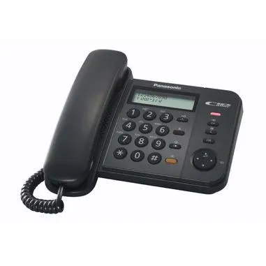 Panasonic KX-TS560EX1B telefono Telefono analogico Identificatore di chiamata Nero