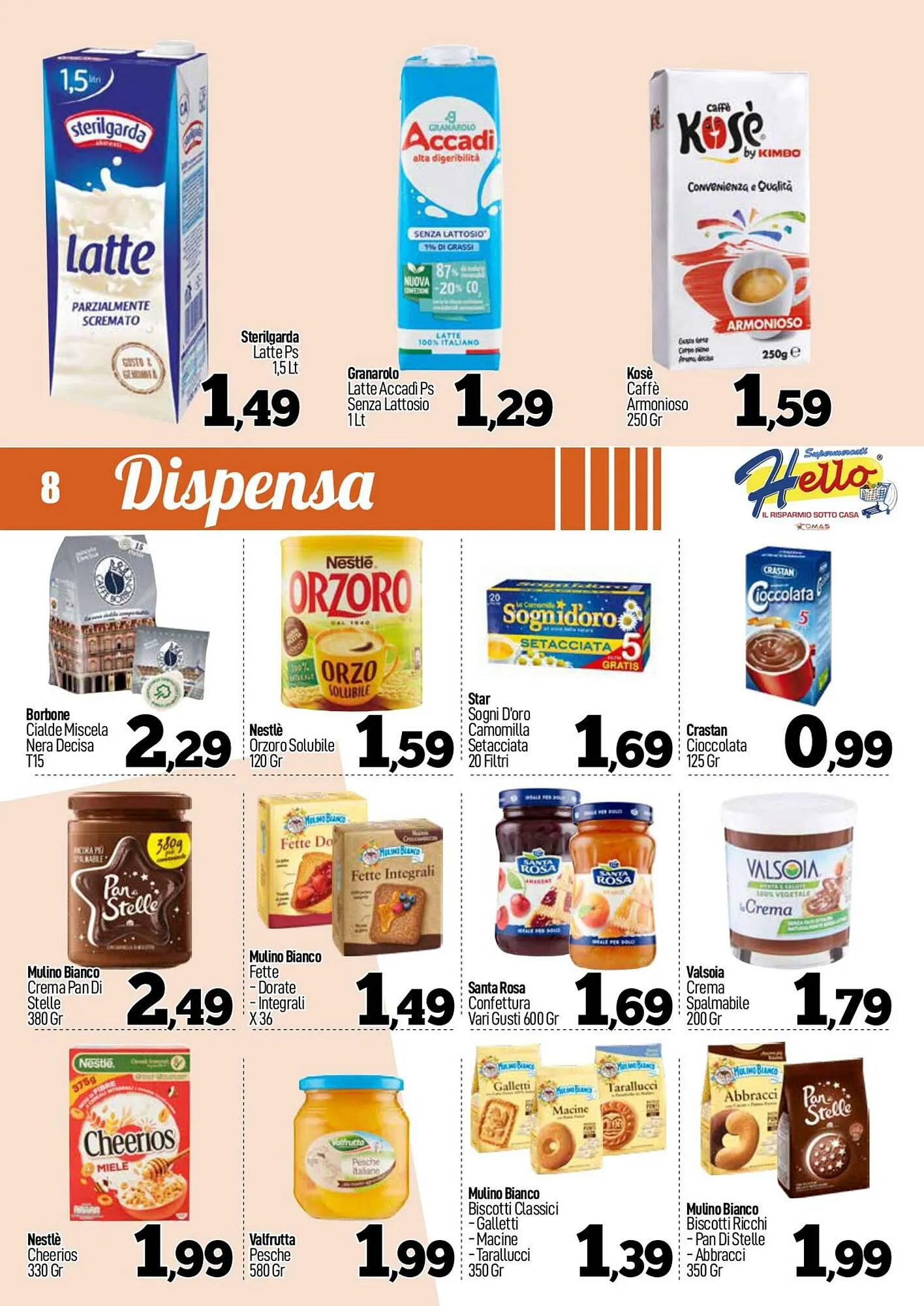Volantino Hello Supermercati da 15 gennaio a 28 gennaio di 2024 - Pagina del volantino 8