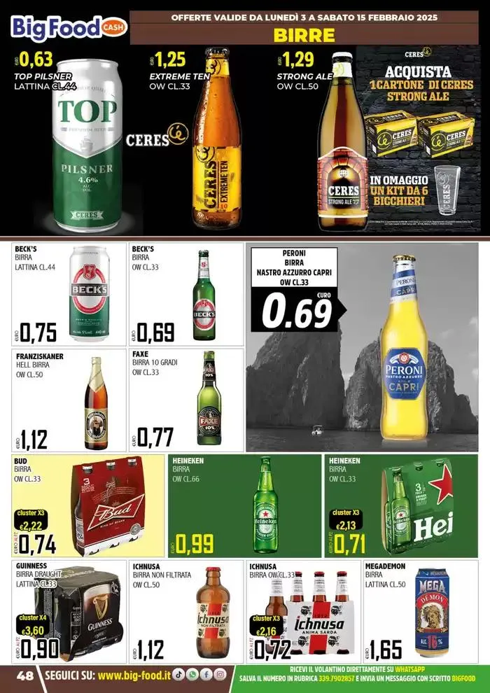 Carnevale innamorati della convenienza da 3 febbraio a 15 febbraio di 2025 - Pagina del volantino 48