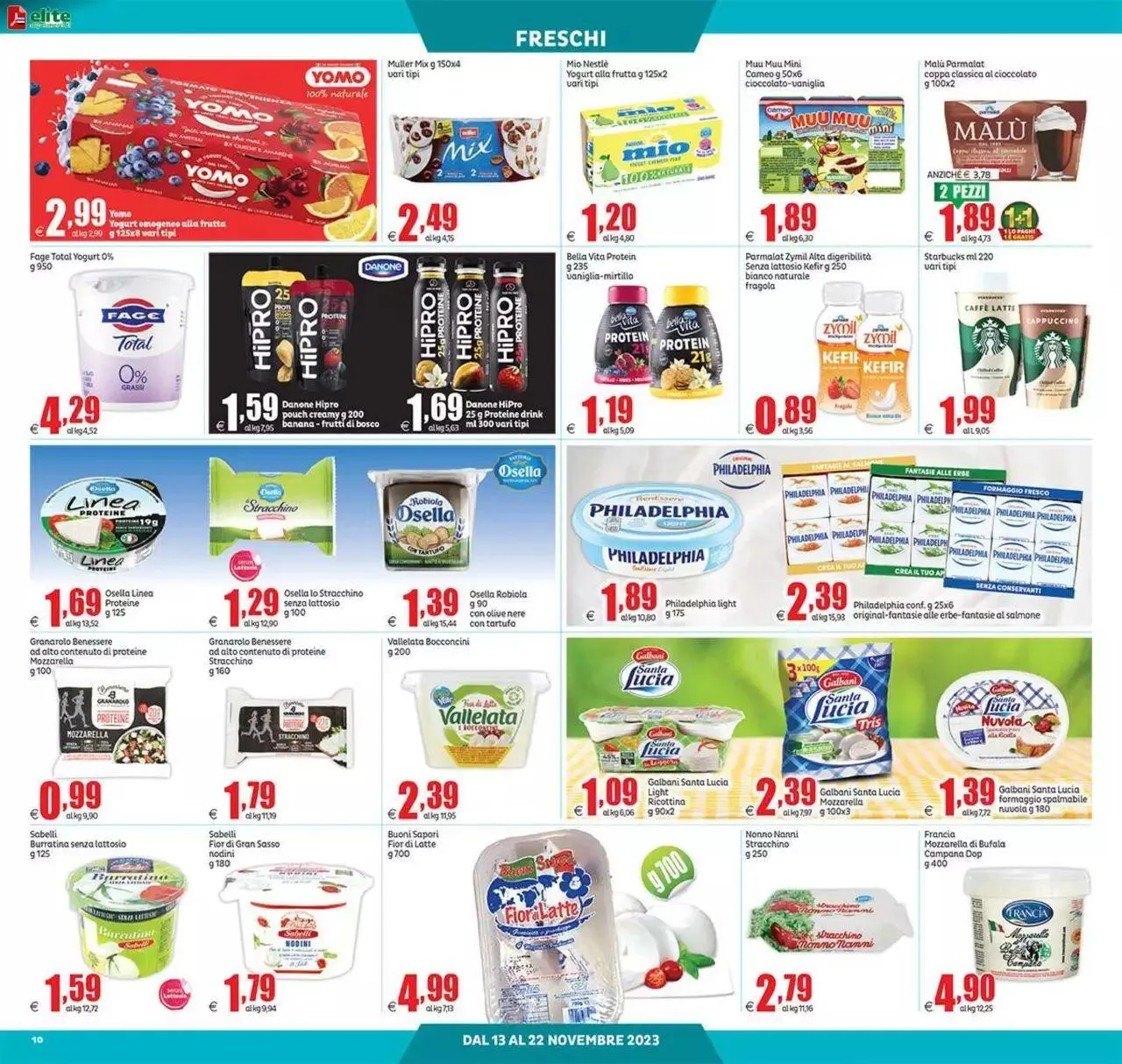Volantino Elite Supermercati da 13 novembre a 22 novembre di 2023 - Pagina del volantino 10
