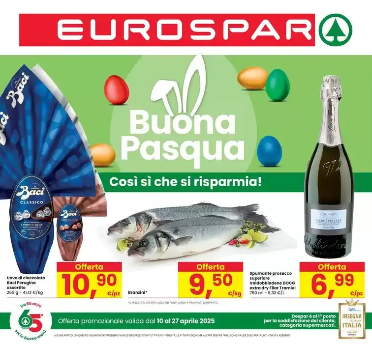 Buona Pasqua da 10 aprile a 27 aprile di 2025 - Pagina del volantino 1