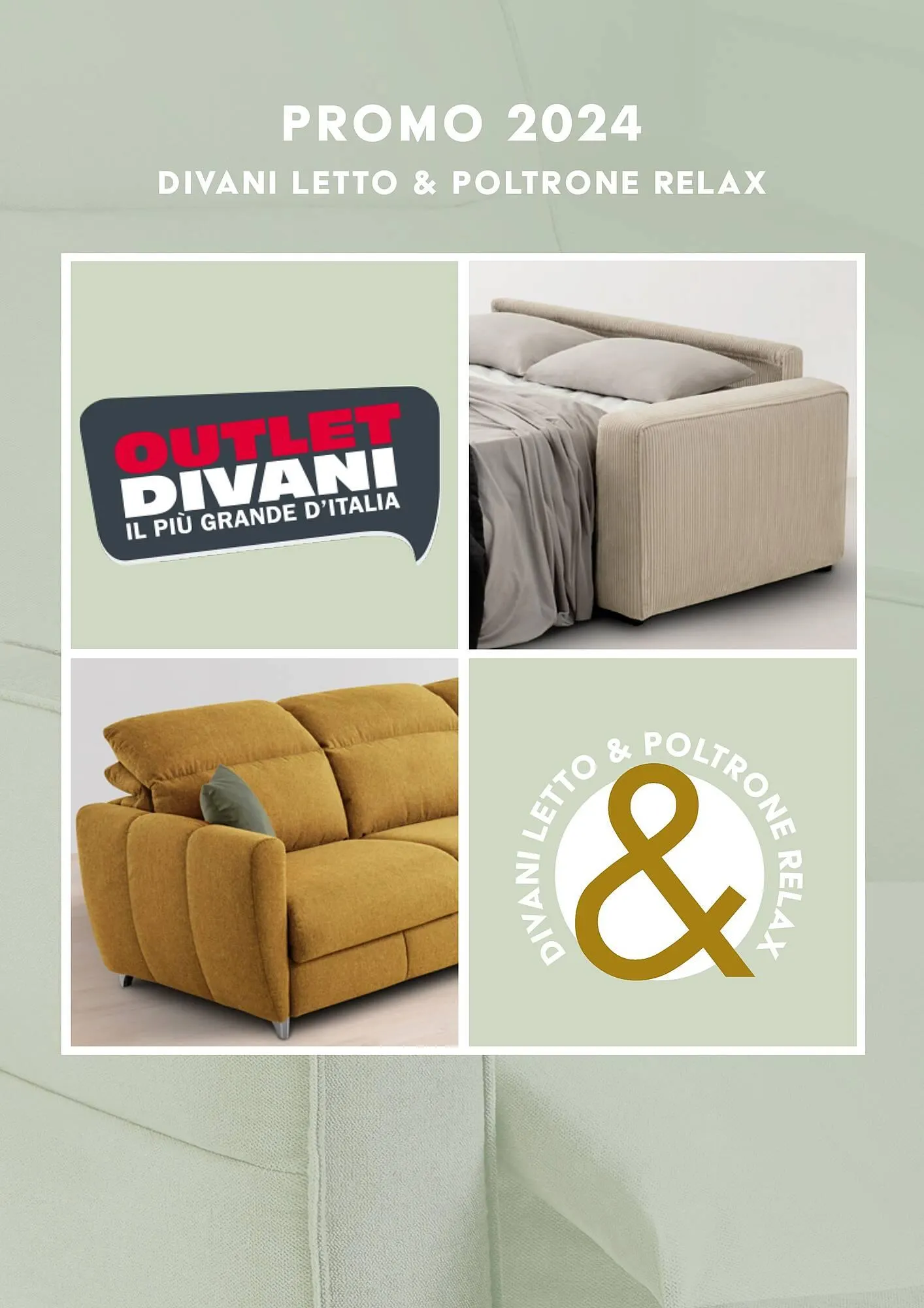 Volantino Outlet Divani da 15 ottobre a 31 dicembre di 2024 - Pagina del volantino 1