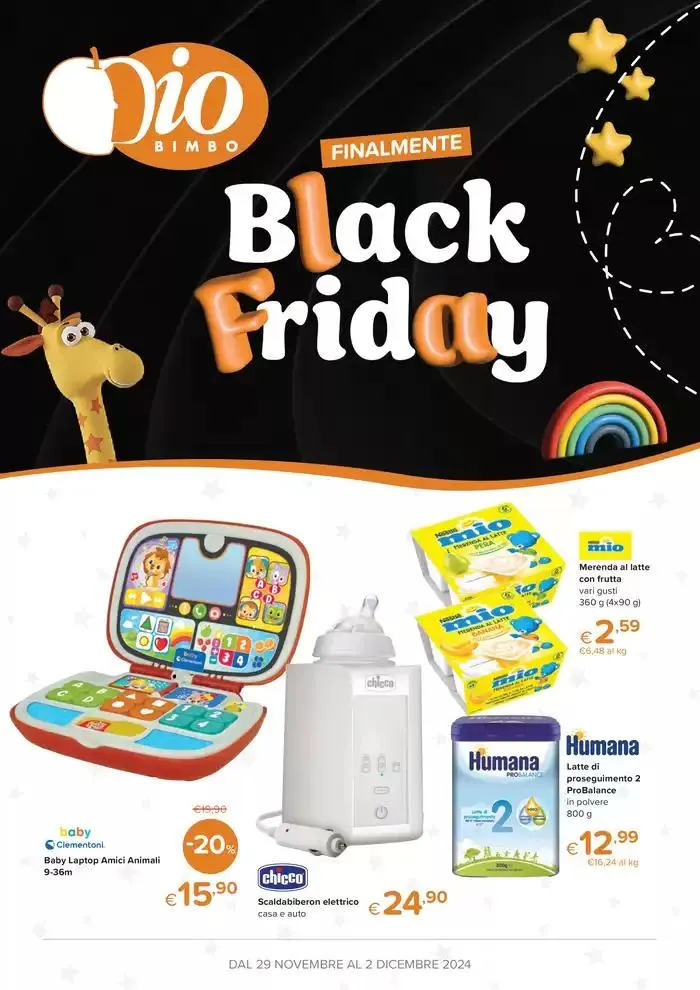 Finalmente Black friday  da 29 novembre a 2 dicembre di 2024 - Pagina del volantino 1