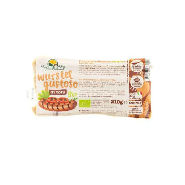 Wurstel di Tofu Sapore di Sole 210G