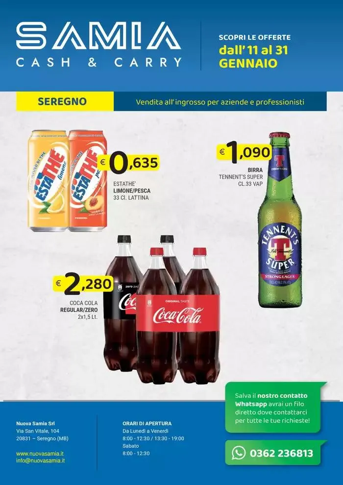 Scopri le offerte dall11 al 31 gennaio - 1