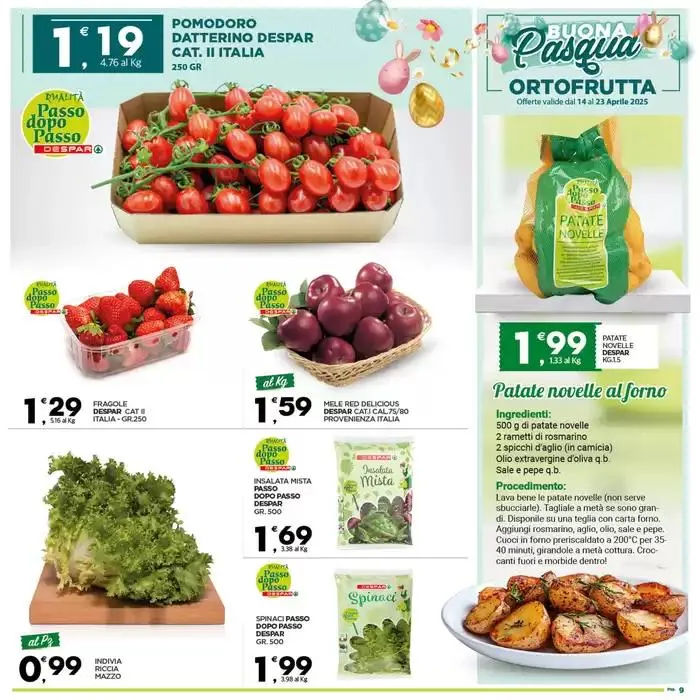 Buona Pasqua da 14 aprile a 23 aprile di 2025 - Pagina del volantino 9