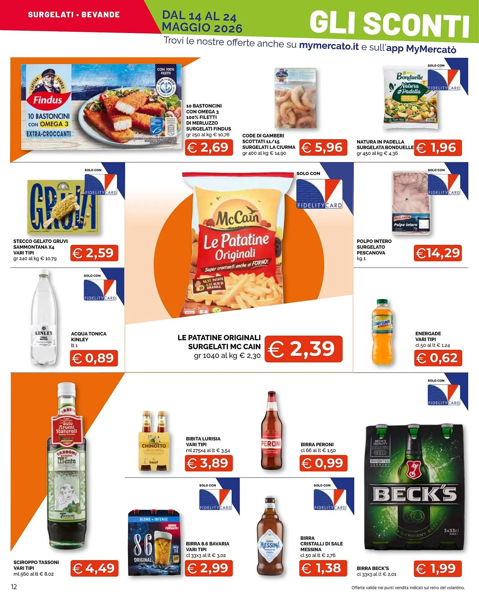 Volantino Mercatò Big da 14 maggio a 23 maggio di 2026 - Pagina del volantino 12