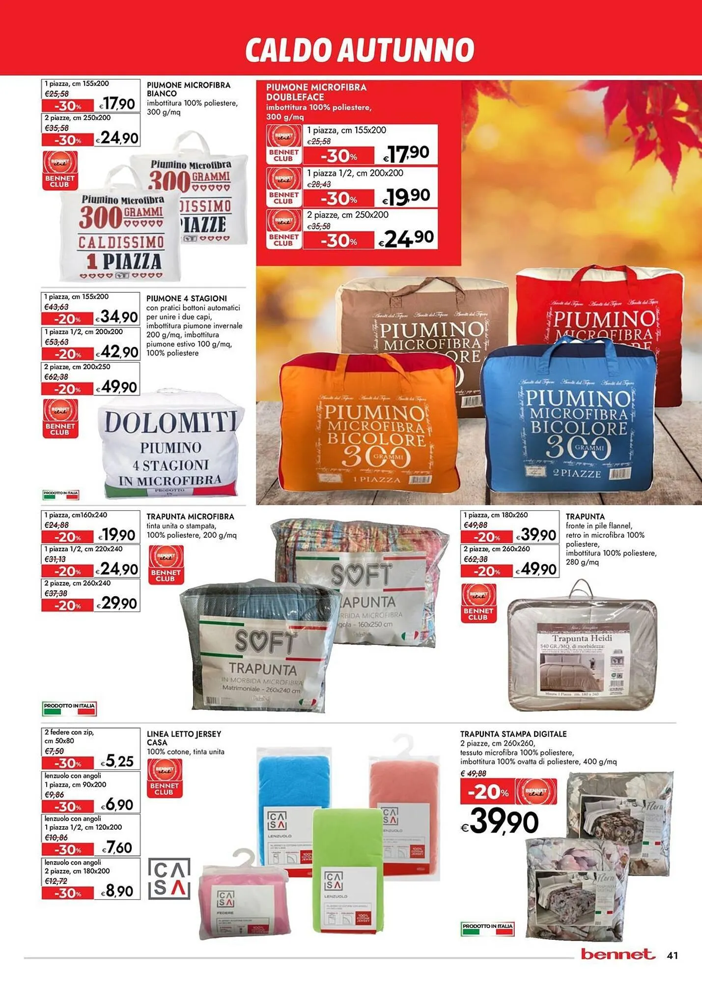 Volantino Bennet da 25 settembre a 7 ottobre di 2025 - Pagina del volantino 41