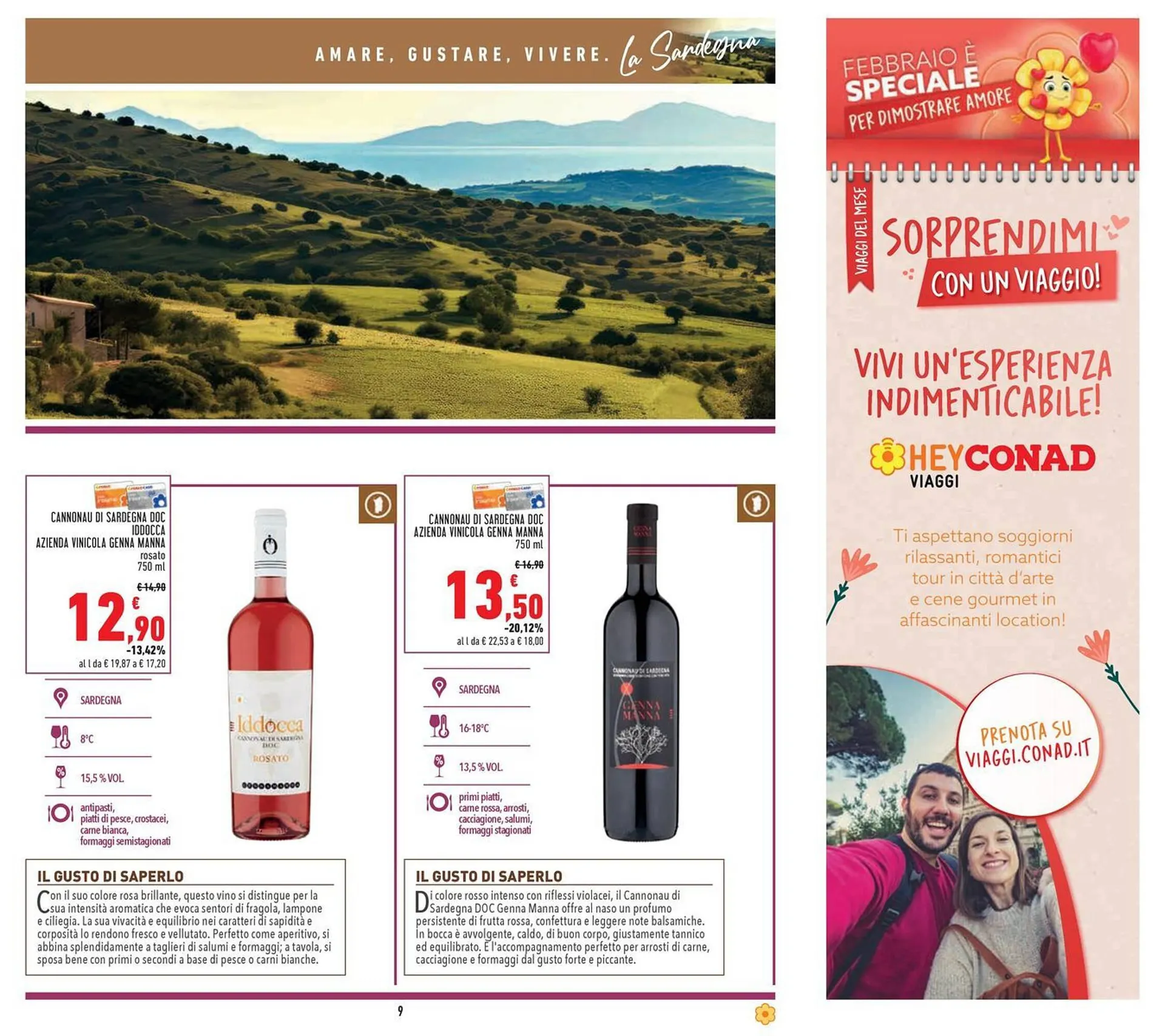 Volantino Sapori & Dintorni Conad da 8 febbraio a 21 febbraio di 2024 - Pagina del volantino 9