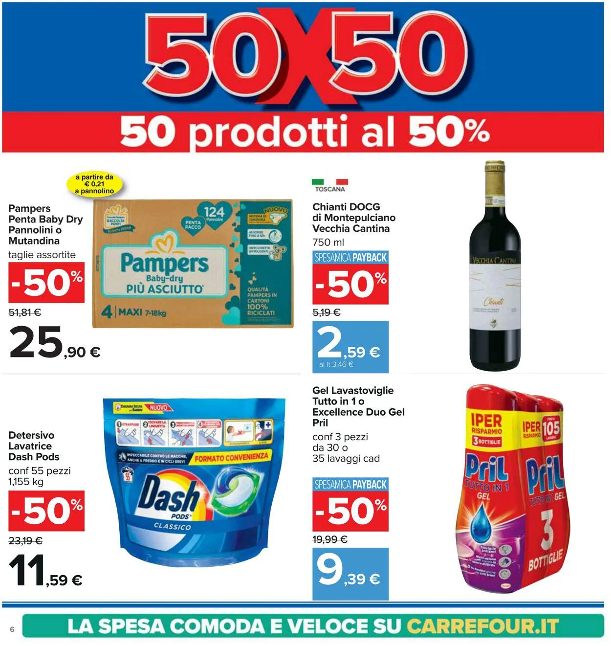 Carrefour Volantino attuale da 5 gennaio a 17 gennaio di 2024 - Pagina del volantino 6