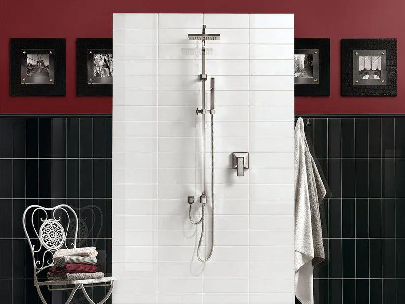 Piastrella Stile Snow 10X30 Lucido Bianco