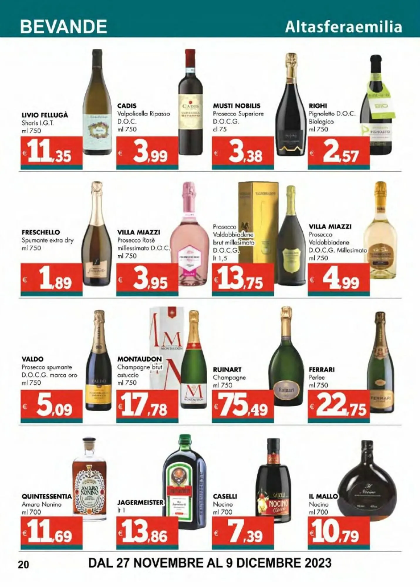 Volantino Altasfera da 27 novembre a 9 dicembre di 2023 - Pagina del volantino 20