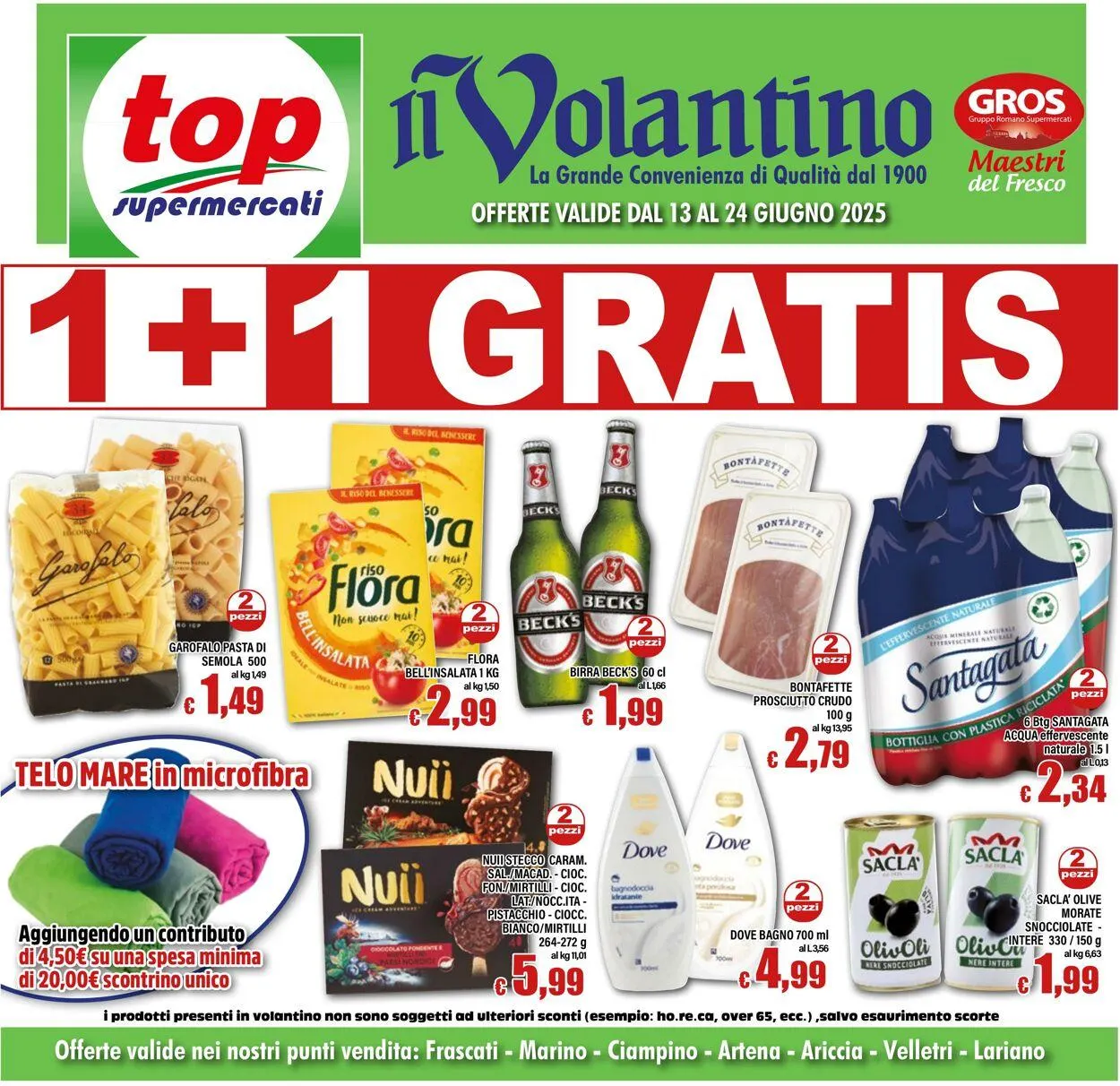 Top Supermercati Volantino attuale da 31 luglio a 14 agosto di 2025 - Pagina del volantino 1