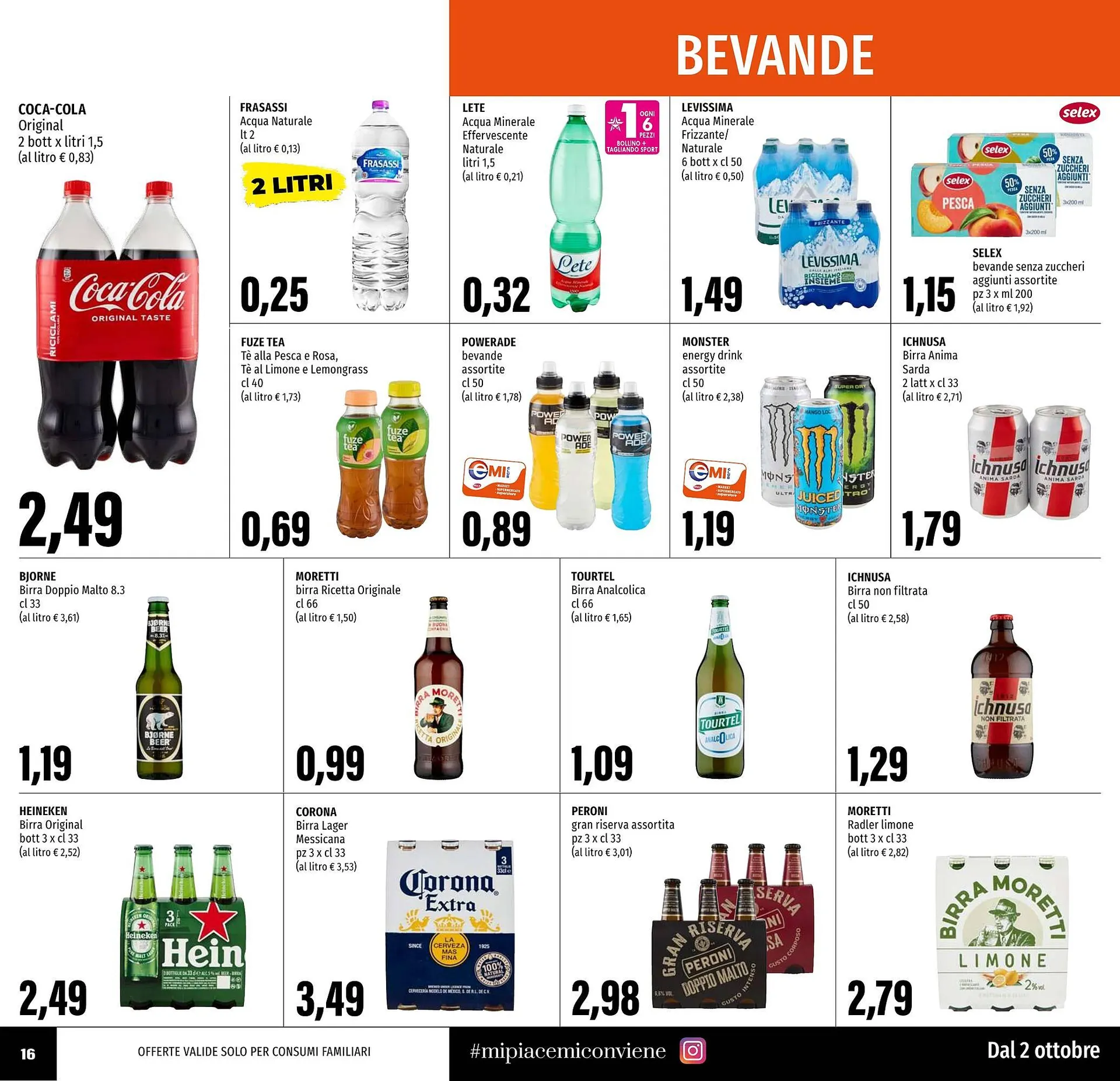 Volantino Emi Supermercati da 2 ottobre a 15 ottobre di 2025 - Pagina del volantino 16