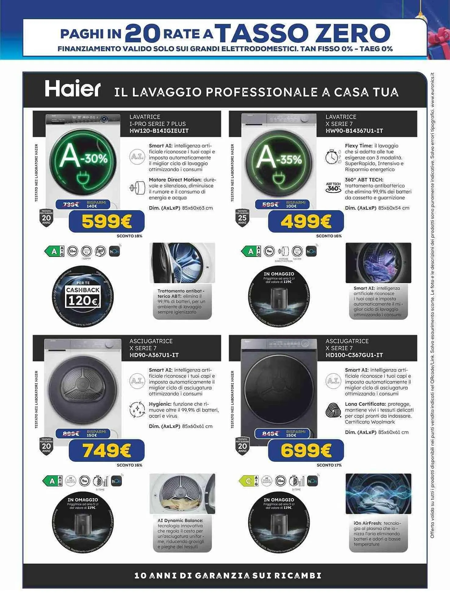 Volantino Euronics da 3 dicembre a 24 dicembre di 2025 - Pagina del volantino 35