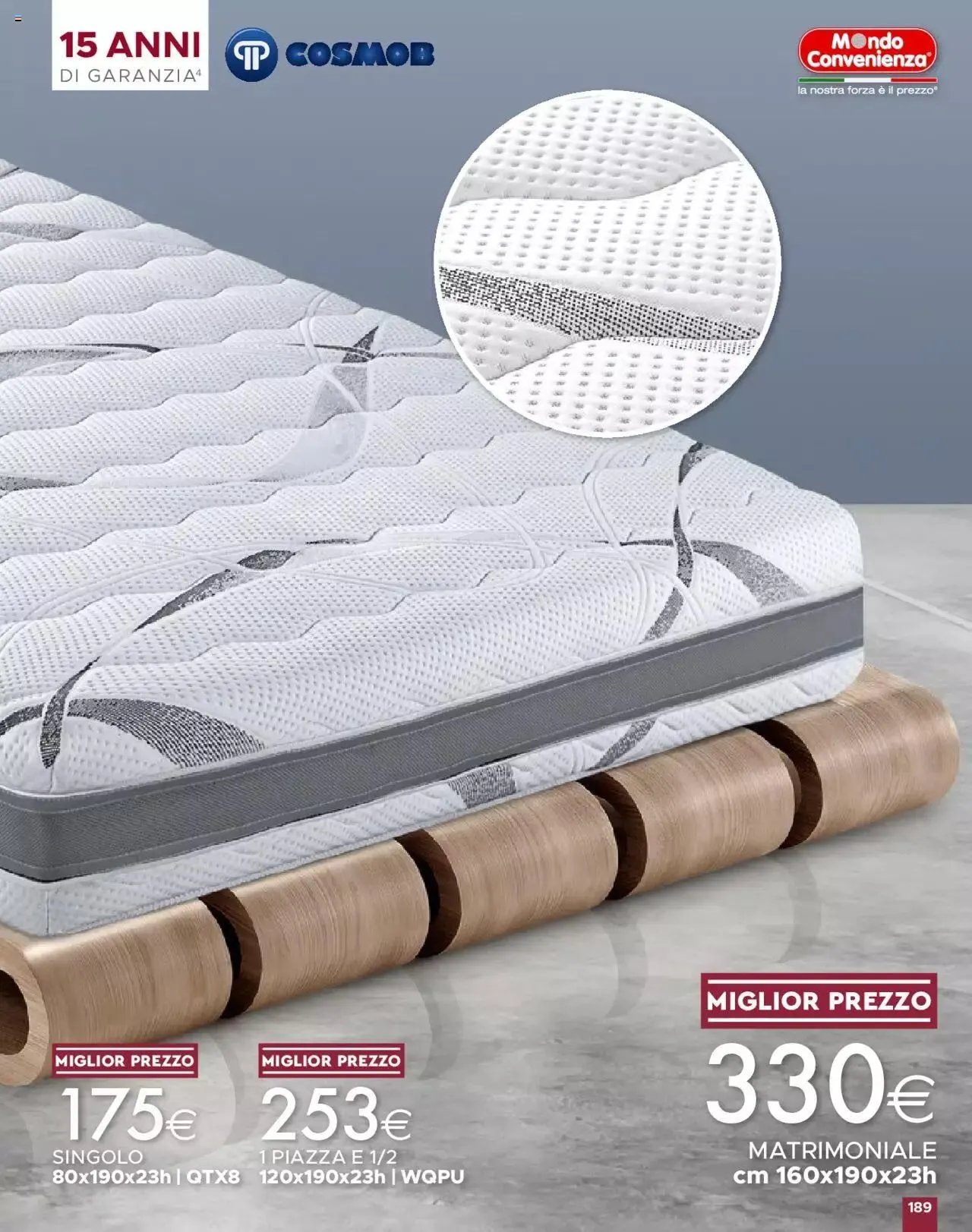 Volantino Mondo Convenienza da 1 ottobre a 31 dicembre di 2023 - Pagina del volantino 191