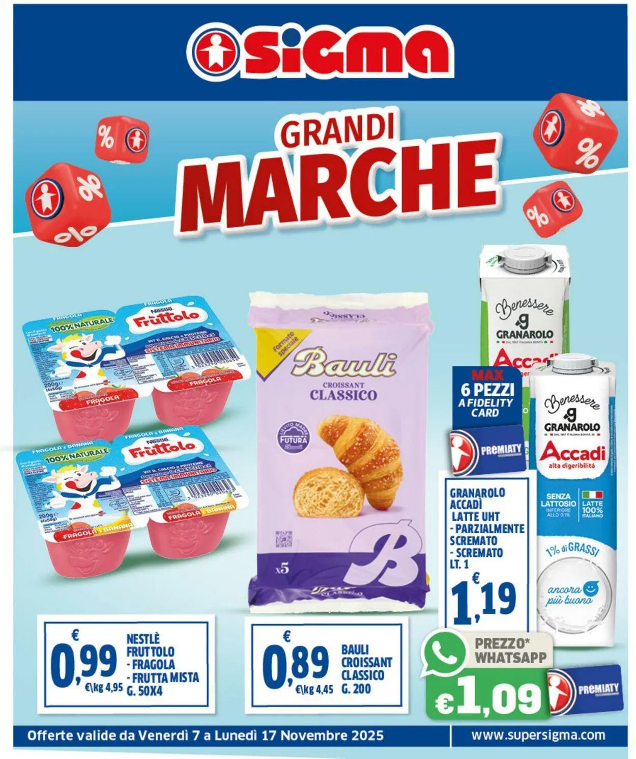 Sigma - Roma Volantino attuale da 7 novembre a 17 novembre di 2025 - Pagina del volantino 1