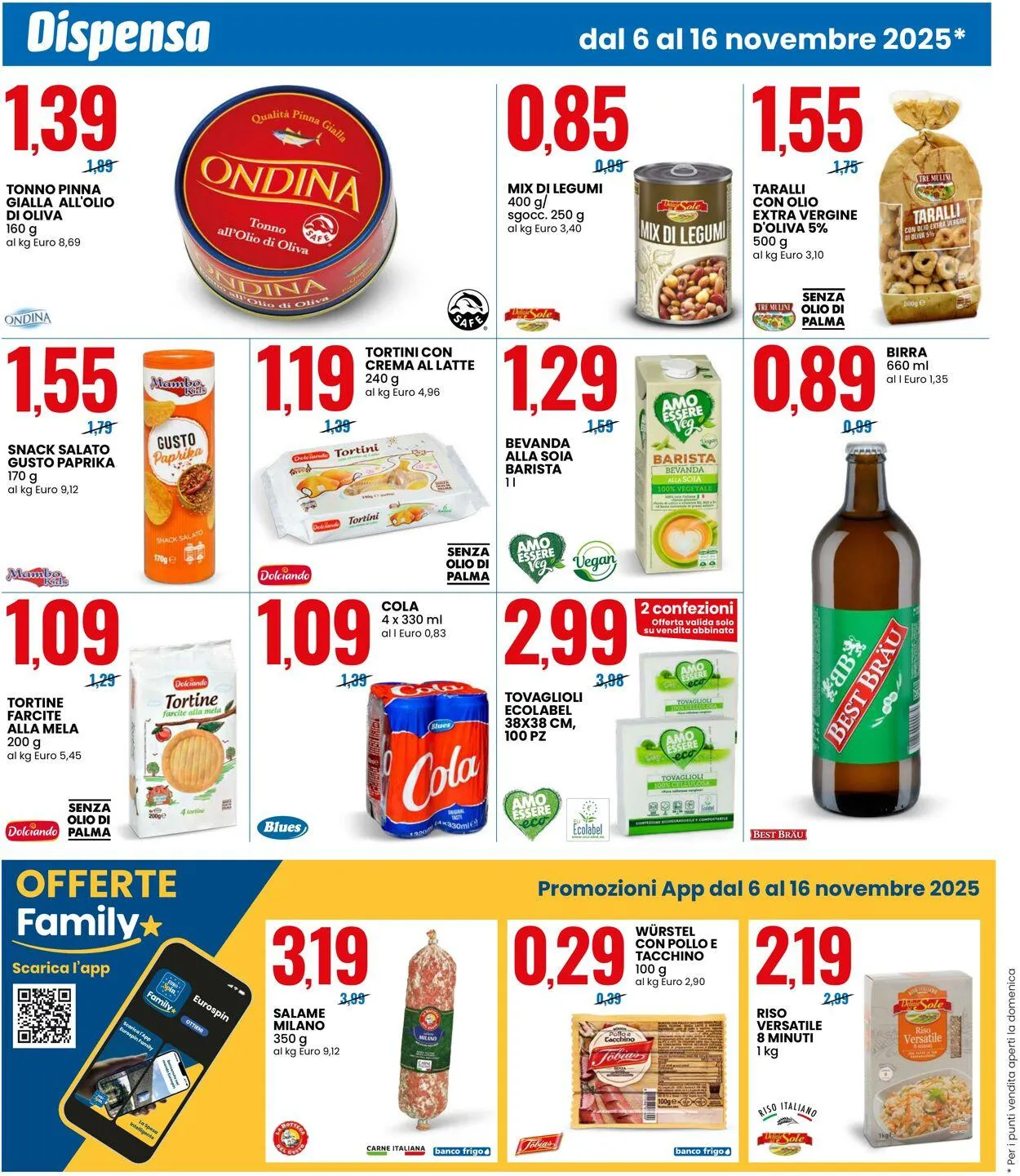 EURO Spin Volantino attuale da 6 novembre a 16 novembre di 2025 - Pagina del volantino 8