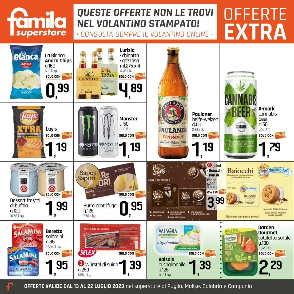 Famila Volantino attuale da 13 luglio a 22 luglio di 2023 - Pagina del volantino 23
