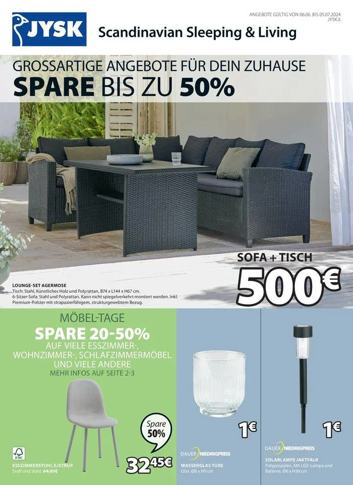 GROSSARTIGE ANGEBOTE FÜR DEIN ZUHAUSE da 6 giugno a 5 luglio di 2024 - Pagina del volantino 1