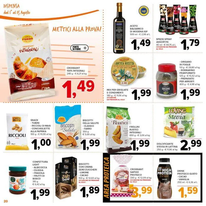 Sconti 30%40%50% da 1 agosto a 15 agosto di 2024 - Pagina del volantino 20