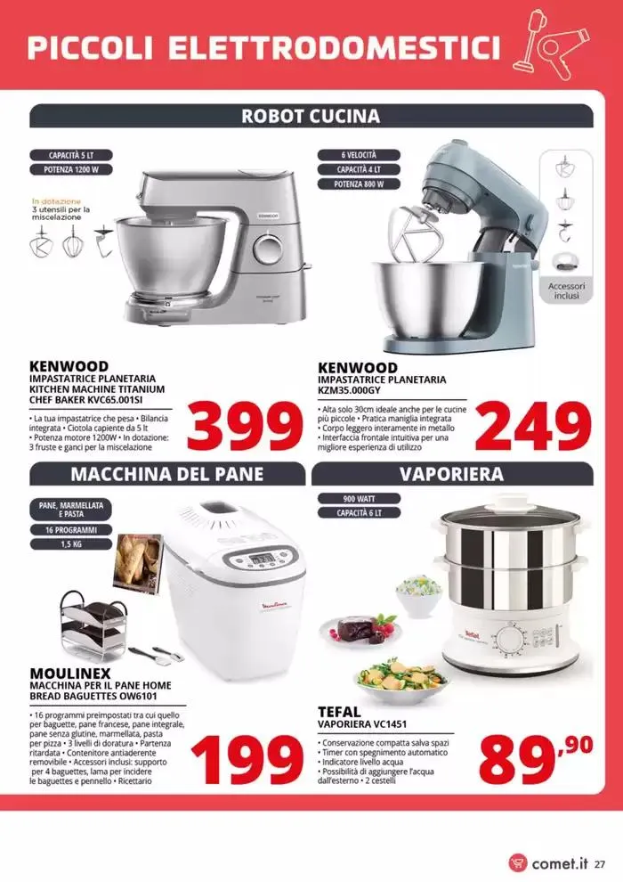 Speciale Piccoli Elettrodomestici  da 7 marzo a 19 marzo di 2025 - Pagina del volantino 27