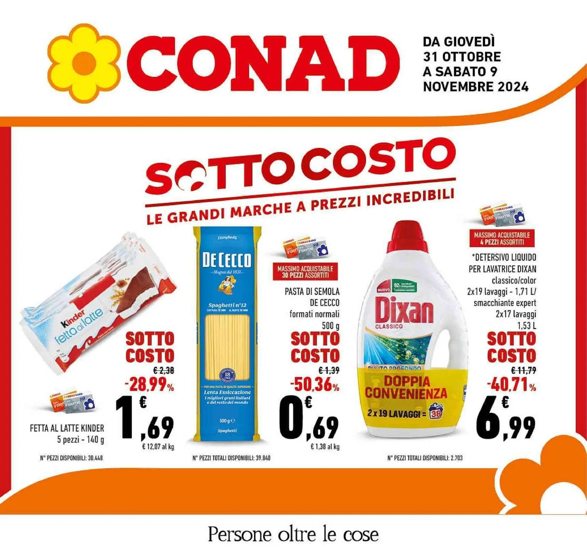 Volantino Conad da 31 ottobre a 9 novembre di 2024 - Pagina del volantino 1