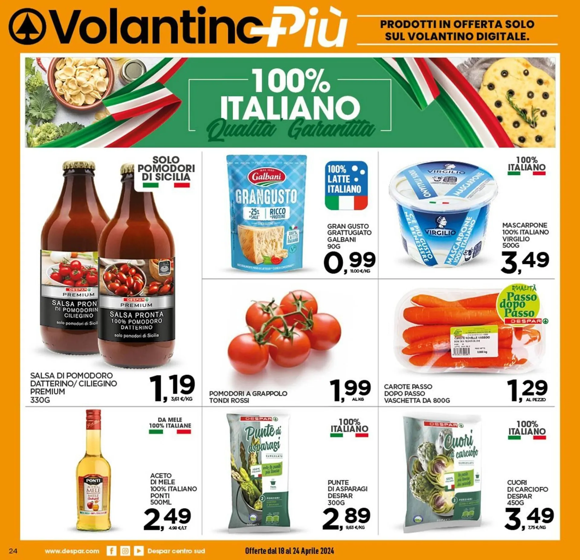 Volantino Interspar da 18 aprile a 24 aprile di 2024 - Pagina del volantino 24
