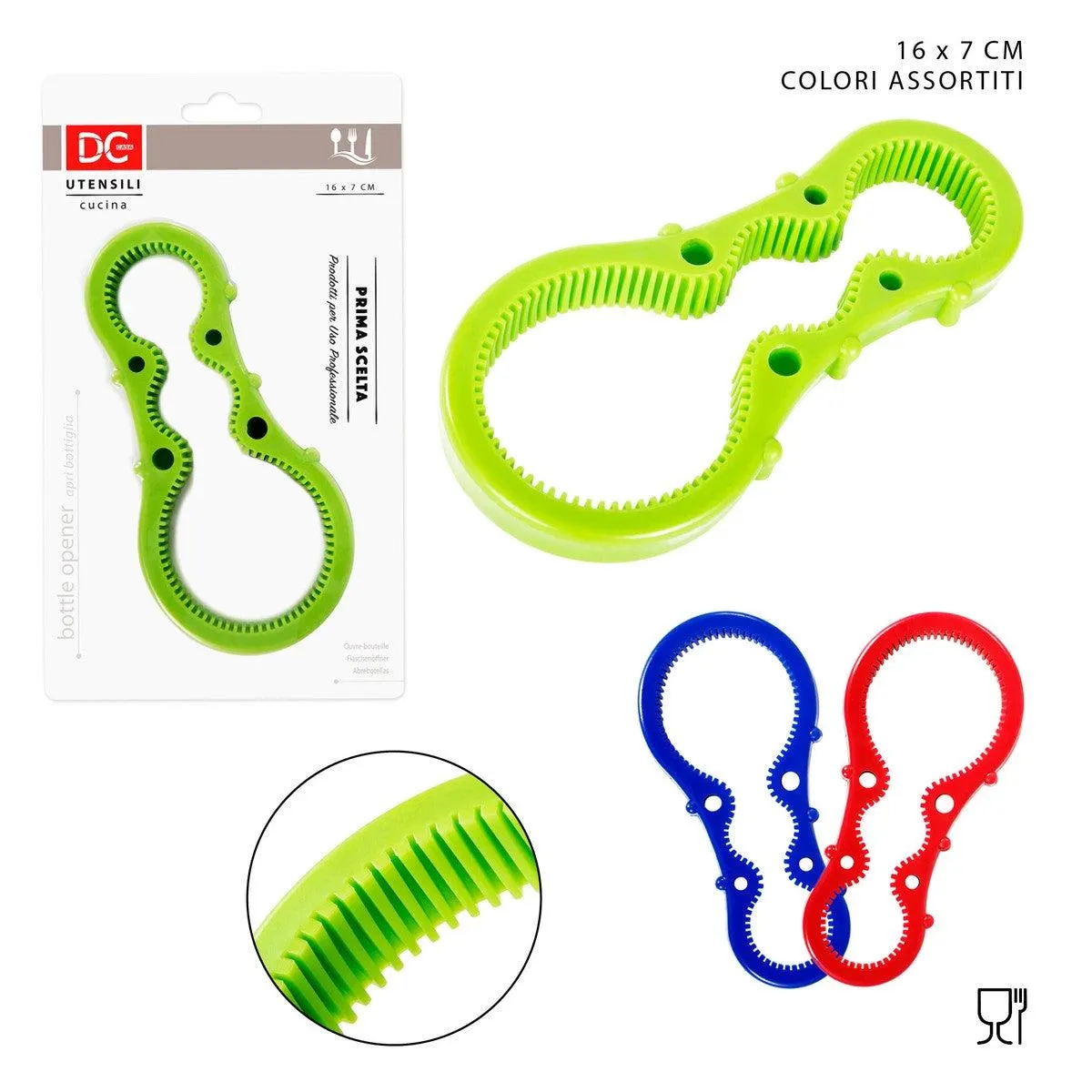 Dc - Rubber Bottle Opener