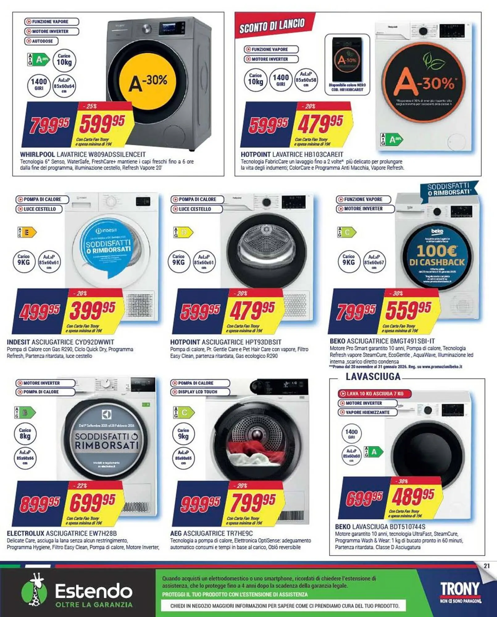 Volantino Trony da 27 dicembre a 14 gennaio di 2026 - Pagina del volantino 21