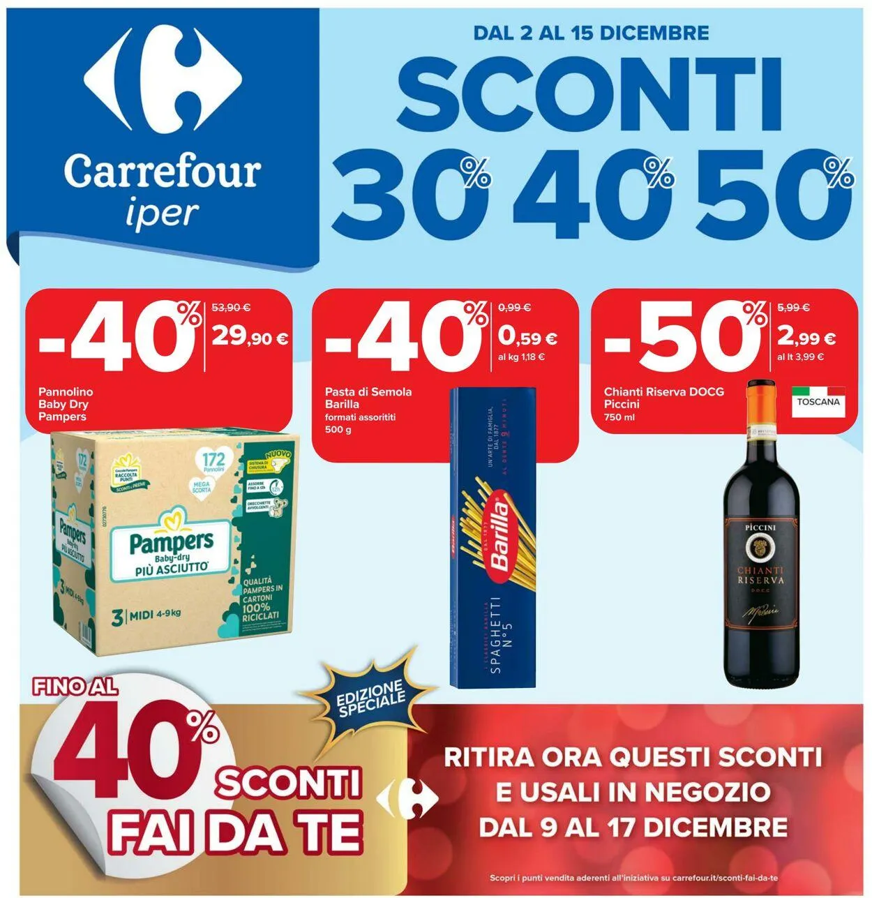 Carrefour Volantino attuale da 2 dicembre a 15 dicembre di 2025 - Pagina del volantino 1