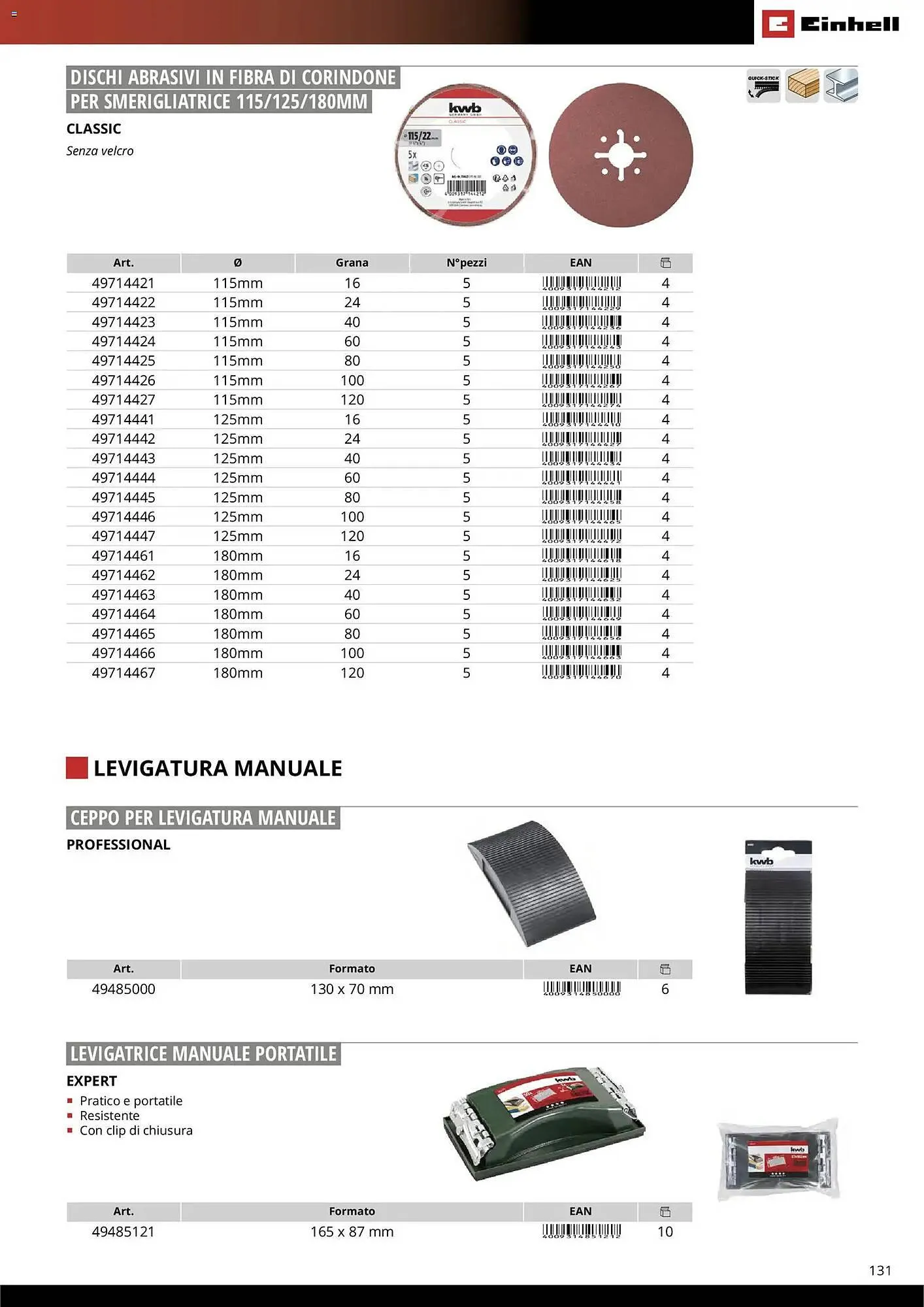 Volantino Einhell da 17 marzo a 31 dicembre di 2026 - Pagina del volantino 133