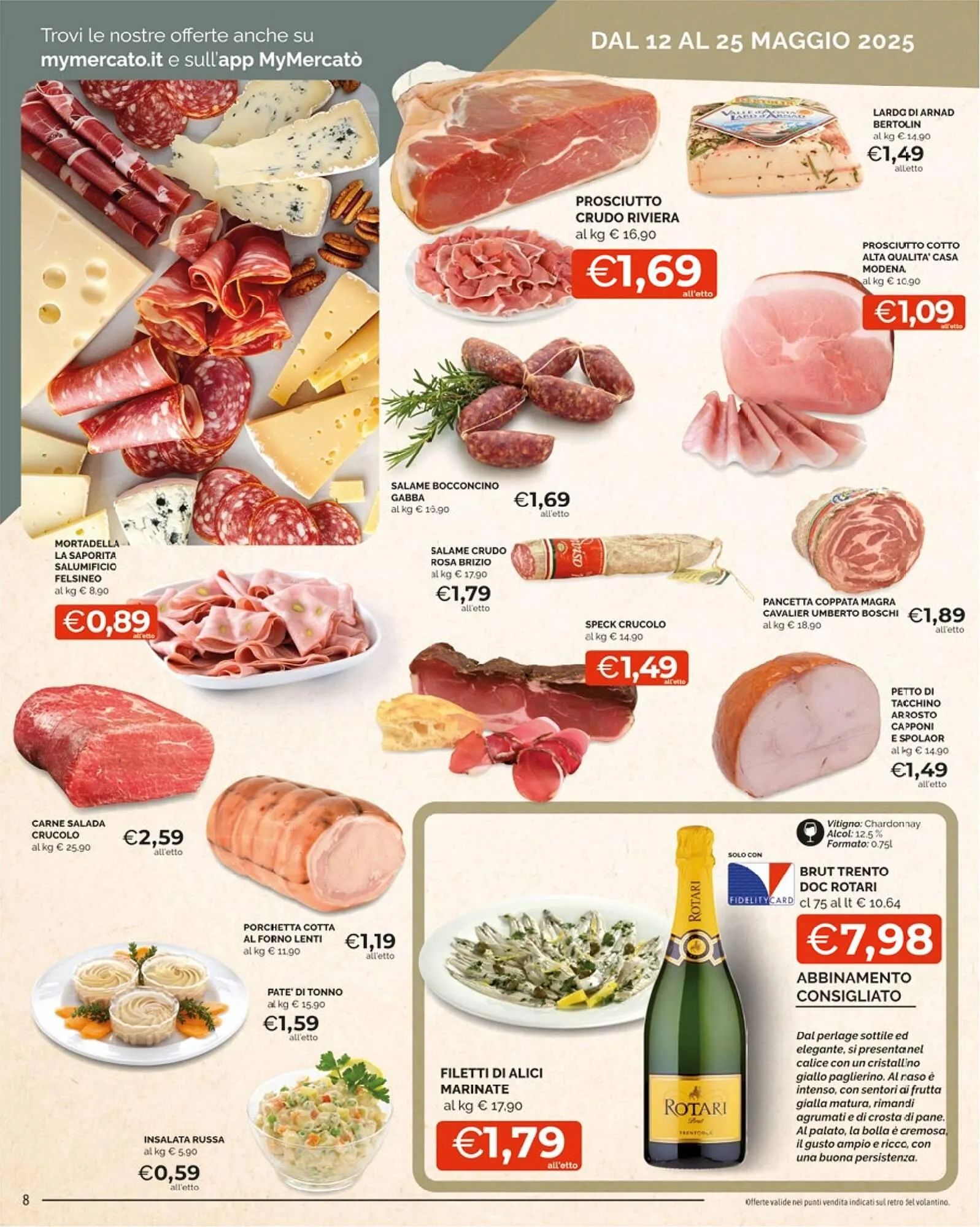 Volantino Mercatò Extra da 12 maggio a 25 maggio di 2025 - Pagina del volantino 8